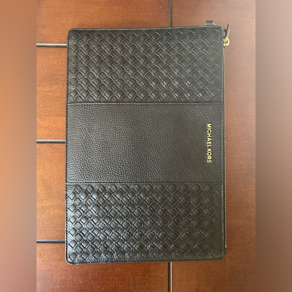 Michael Kors Large Black Wristlet